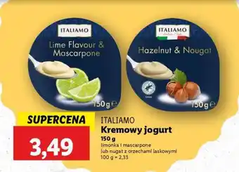 Lidl ITALIAMO Kremowy jogurt oferta