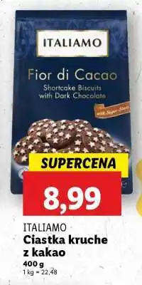 Lidl ITALIAMO Ciastka kruche z kakao oferta