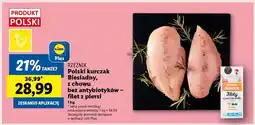 Lidl Polski kurczak Biesiadny, z chowu bez antybiotyków – filet z piersi oferta