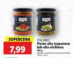 Lidl ITALIAMO Pesto alla trapanese lub alla siciliana oferta