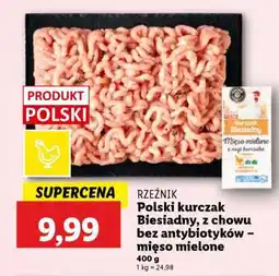 Lidl Polski kurczak Biesiadny, mięso mielone oferta