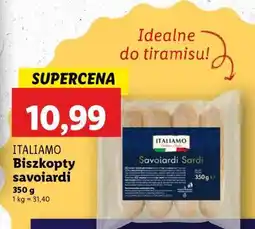 Lidl ITALIAMO Biszkopty savoiardi oferta