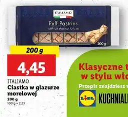 Lidl ITALIAMO Ciastka w glazurze morelowej oferta