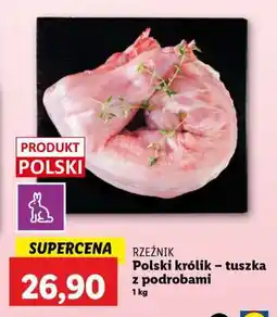Lidl Polski królik tuszka z podrobami oferta