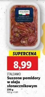 Lidl ITALIAMO Suszone pomidory w oleju słonecznikowym oferta