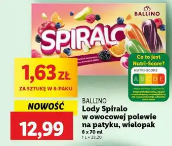 Lidl BALLINO Lody Spiralo oferta