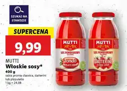 Lidl MUTTI Włoskie sosy oferta