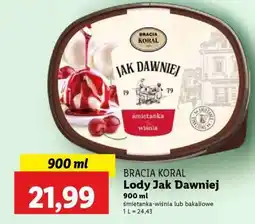 Lidl BRACIA KORAL Lody Jak Dawniej oferta