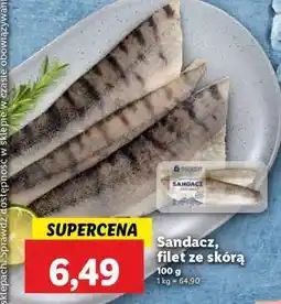 Lidl SANDACZ FILET ZE SKÓRĄ oferta