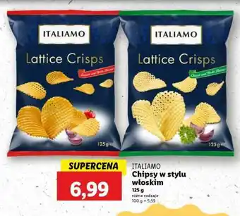 Lidl ITALIAMO Chipsy w stylu włoskim oferta