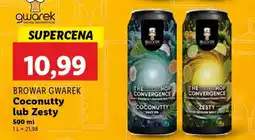 Lidl Browar Gwarek Coconutty lub Zesty oferta