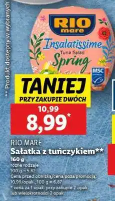 Lidl RIO MARE Sałatka z tuńczykiem oferta