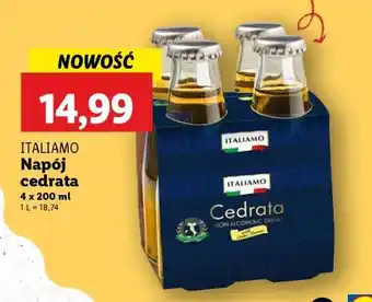 Lidl ITALIAMO Napój cedrata oferta