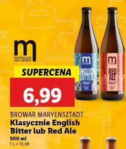 Lidl Browar Maryensztadt Klasycznie English Bitter lub Red Ale oferta