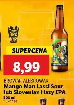 Lidl Browar Alebrowar Mango Man Lassi Sour lub Slovenian Hazy IPA oferta