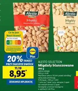 Lidl Alesto Selection Migdaly blanszowane oferta