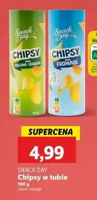 Lidl SNACK DAY Chipsy w tubie oferta