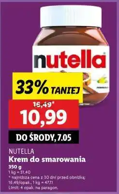 Lidl NUTELLA Krem do smarowania oferta