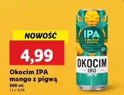 Lidl Okocim IPA mango z pigwą oferta