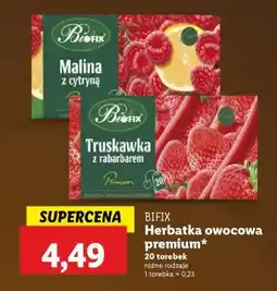 Lidl BIFIX Herbatka owocowa premium oferta