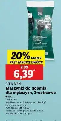 Lidl CIEN MEN Maszynki do golenia dla mężczyzn, 3-ostrzowe oferta