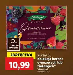 Lidl Herbapol Kolekcja herbat owocowych lub ziołowych oferta