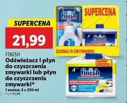Lidl FINISH Odświeżacz i płyn do czyszczenia zmywarki lub płyn do czyszczenia zmywarki oferta