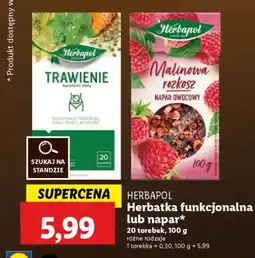 Lidl Herbapol Herbatka funkcjonalna lub napar oferta