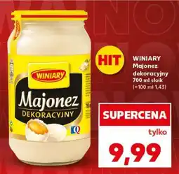 Kaufland WINIARY Majonez dekoracyjny 700 ml słoik oferta