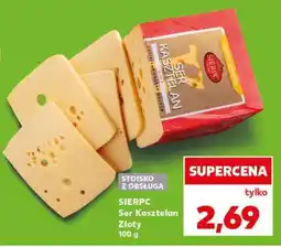 Kaufland SIERPC Ser Kasztelan Złoty 100 g oferta
