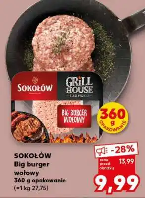 Kaufland SOKOŁÓW Big burger wołowy oferta