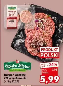 Kaufland Burger wołowy oferta