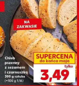 Kaufland Chleb pszenny z sezamem i czarnuszką oferta