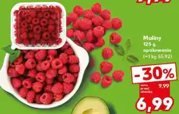 Kaufland Maliny 125 g opakowanie oferta
