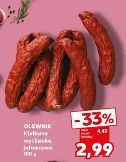 Kaufland OLEWNIK Kiełbasa myśliwska, jałowcowa 100 g oferta