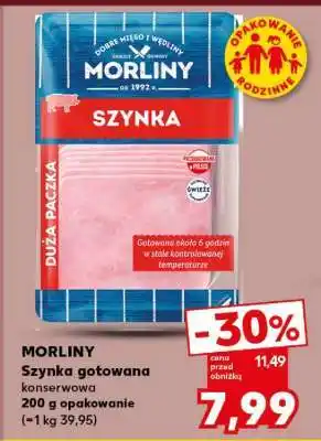 Kaufland MORLINY Szynka gotowana konserwowa oferta