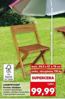 Kaufland COUNTRYSIDE Krzesło składane oferta