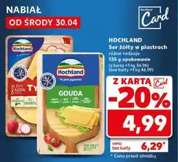 Kaufland HOCHLAND Ser żółty w plastrach oferta