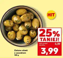 Kaufland Zielone oliwki z czosnkiem 100 g oferta