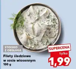 Kaufland Filety śledziowe w sosie wiosennym 100 g oferta