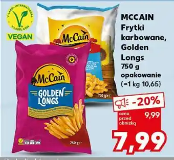 Kaufland MCCAIN Frytki karbowane, Golden Longs 750 g opakowanie oferta
