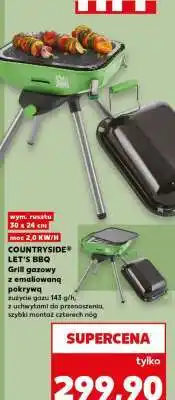 Kaufland COUNTRYSIDE LET'S BBQ Grill gazowy z emaliowaną pokrywą oferta