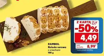 Kaufland RAMBOL Rolada serowa z orzechami 100 g oferta