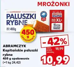 Kaufland ABRAMCZYK Kapitańskie paluszki rybne oferta
