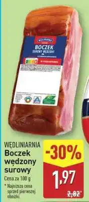 ALDI Boczek wędzony surowy oferta