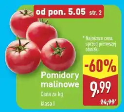 ALDI Pomidory malinowe oferta