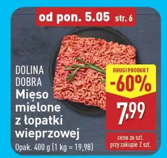 ALDI DOLINA DOBRA Mięso mielone z łopatki wieprzowej oferta