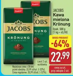 ALDI JACOBS Kawa mielona Krönung oferta