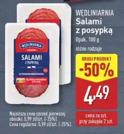 ALDI WĘDLINIARNIA Salami z posypką oferta