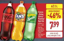 ALDI Coca Cola Zero/ Fanta/Sprite oferta